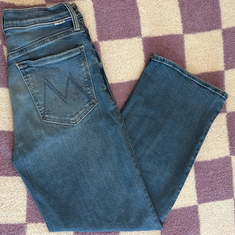 MOTHER The Lil’ Rambler Zip Flood Jeans